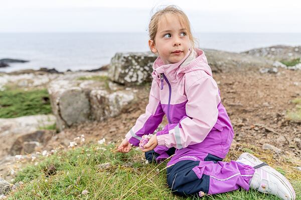 Dětská nepromokavá bunda Didriksons Pilvi fialová