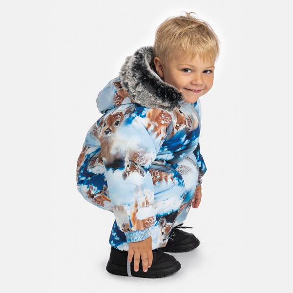 Dětská zimní kombinéza Huppa Ottis navy pattern 6