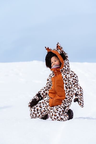 Leopardí dětský outfit WeeDo Cheetahdo – ideální na hory