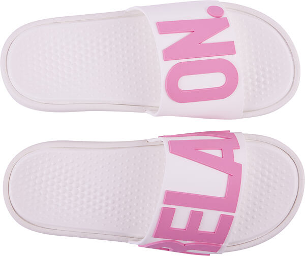 Pantofle Coqui Speedy white / dk. pink relax on