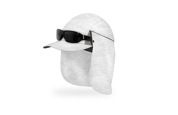 UV kšiltovka s plachetkou VaporLite Cape Cap - White Terrain jednovelikostní