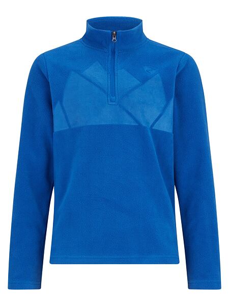 Dětská fleecová mikina Ziener Jonki Jr - cobalt blue zepředu