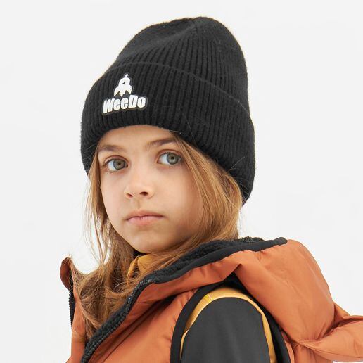 Zimní čepice s logem Weedo Beanie black 2