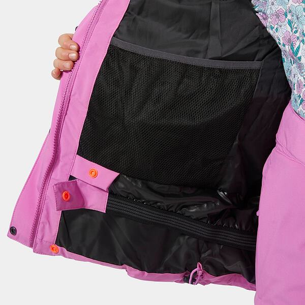 Lyžařská bunda pro dívky Helly Hansen Diamond – meta pink