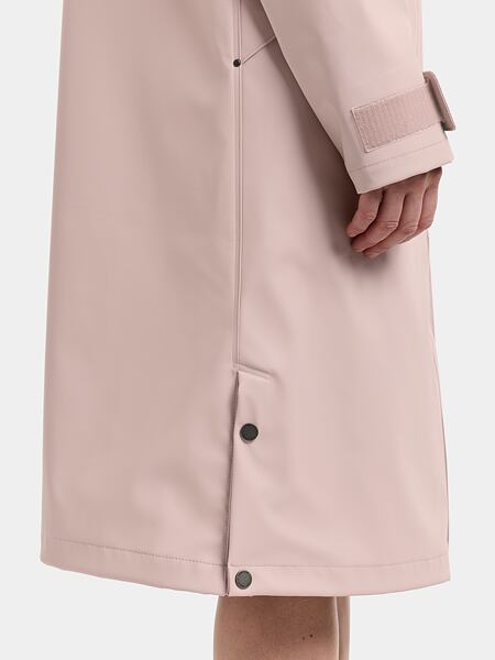 Dámský kabát do deště Didriksons Melinda parka vintage pink 3