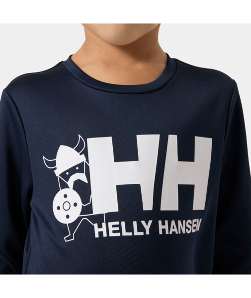 Logo HH na UV modrém dětském tričku 