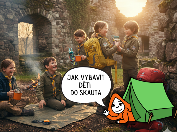 Jak vybavit děti do skauta