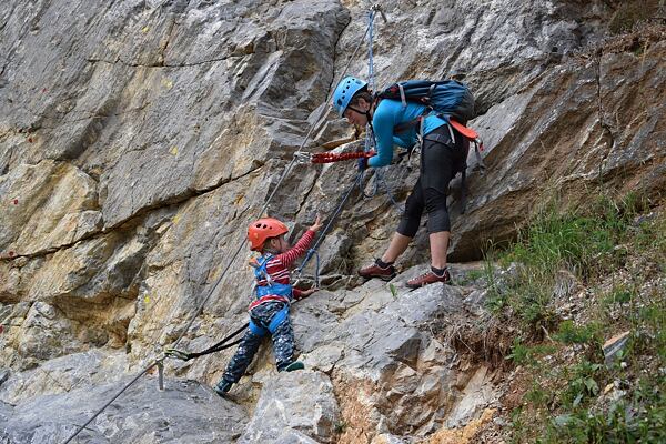 Ferrata s dětmi 