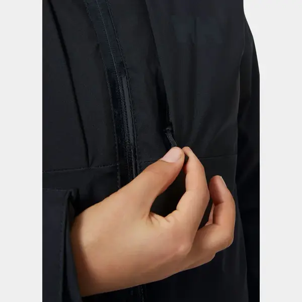 Černá lyžařská dětská bunda Helly Hansen JR Alpha