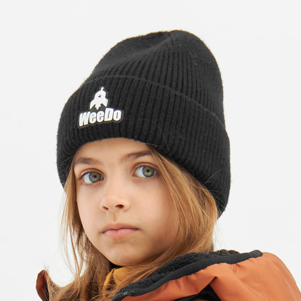 Zimní čepice s logem Weedo Beanie black 3