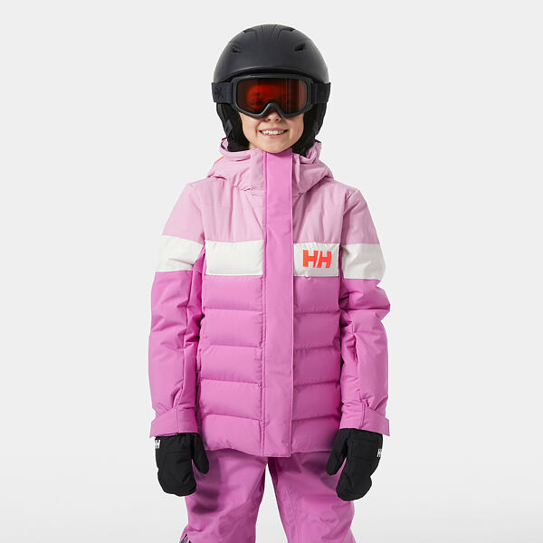 Dětská lyžařská bunda Helly Hansen JR Girl Diamond růžová