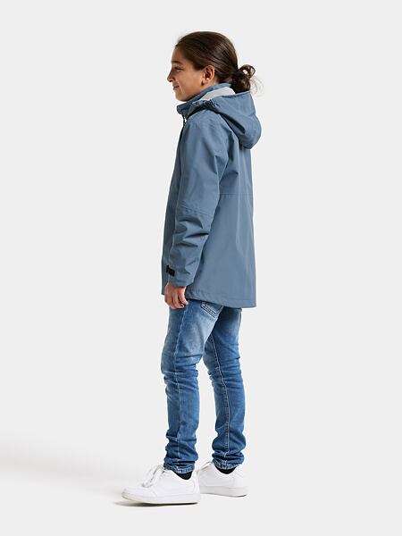 Dětská nepromokavá bunda Didriksons Piko blue fog - ROSTOUCÍ 4