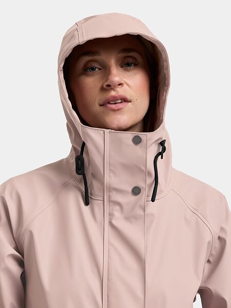 Dámský kabát do deště Didriksons Melinda parka vintage pink 14