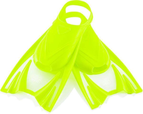 Dětské plavecké ploutve Aqua speed Frog fluo žluté