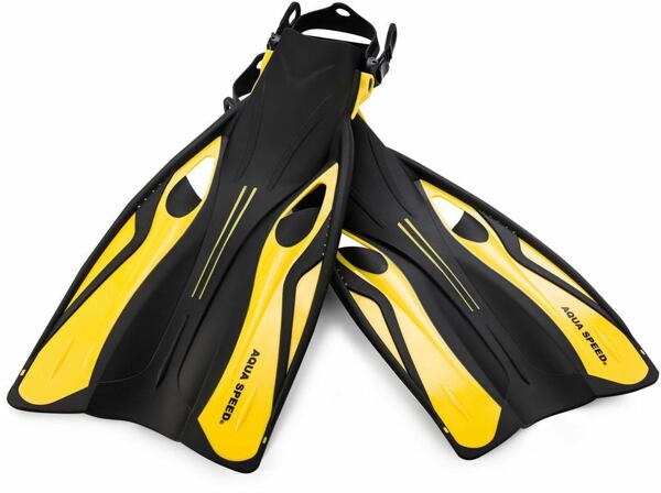 Plavecké ploutve na šnorchlování Aqua Speed Swift žlutočerné