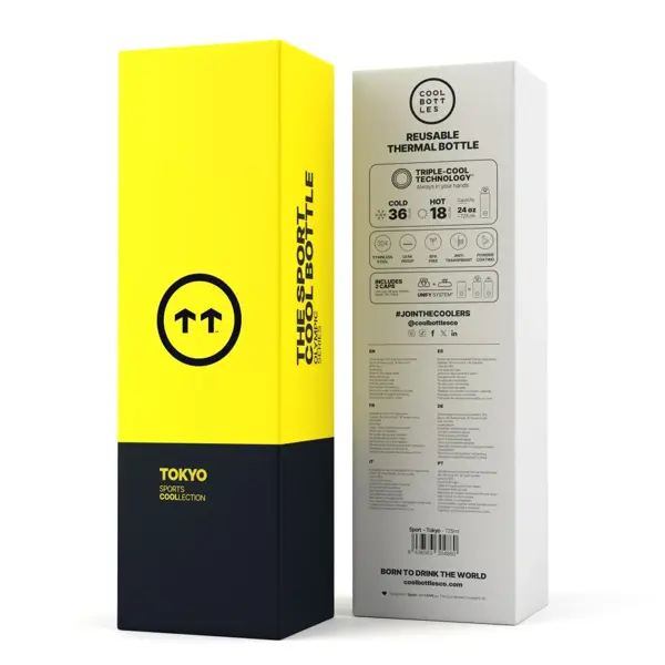 Sportovní nerezová termolahev Cool Bottles Sport Tokyo 725 ml 7