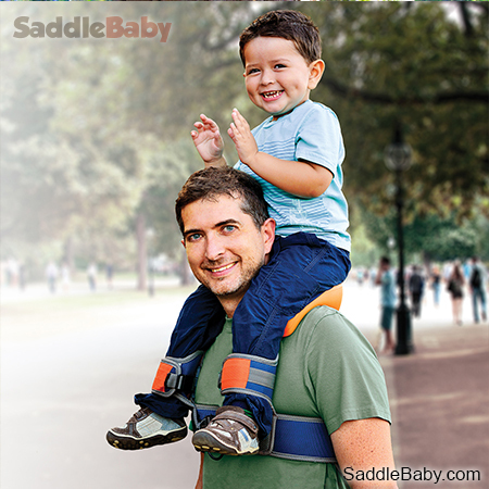 SaddleBaby nosič na ramena - Půjčovna, Testcentrum 3