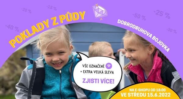 Velká zimní výprodej v Pro malé dobrodruhy