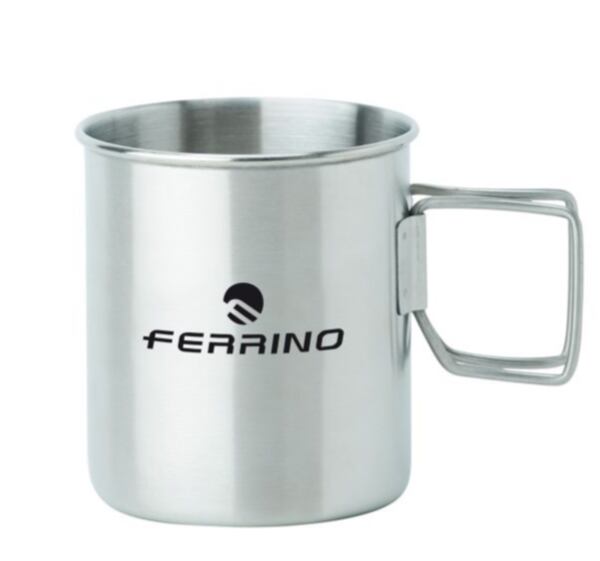 Ocelový nerezový hrneček Ferrino Tazza Inox 2