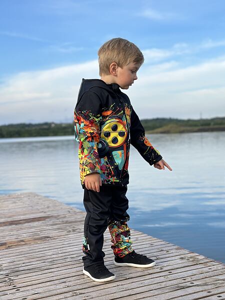 Softshellová bunda Wamu pro děti