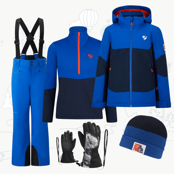 Dětský zimní outfit Ziener pro juniory Agimo - cobalt blue