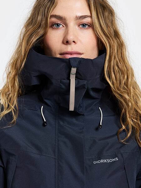 Dámská nepromokavá bunda Didriksons Ilma parka dark night blue 6