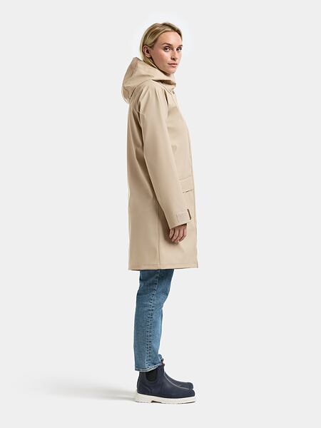 Dámská bunda do deště Didriksons Elly parka clay beige 5