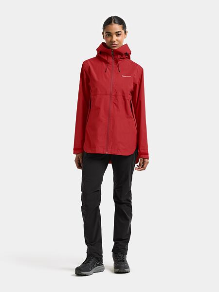 Dámská nepromokavá bunda Didriksons Tilde spring red 4