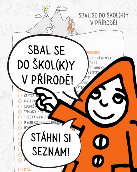 Seznam na sbalení - škol(k)a v přírodě
