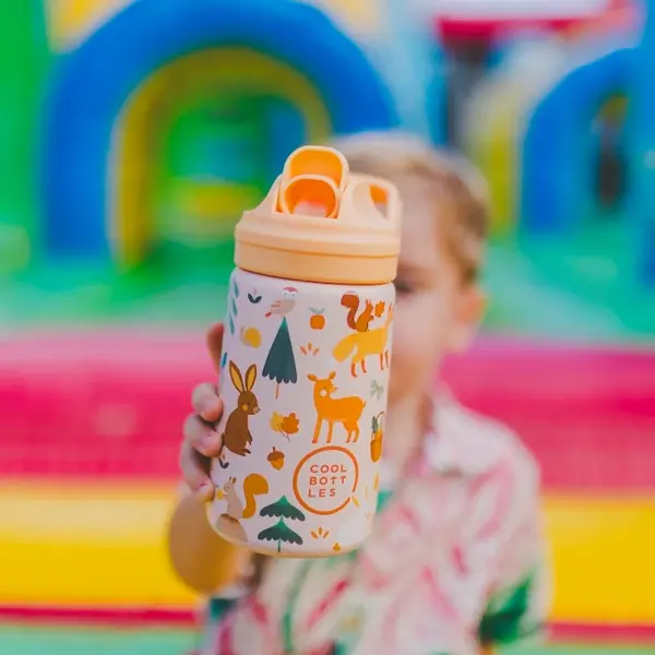 Dětská nerezová termoláhev Cool Bottles 3D Kiddie Woodland Buddies 350 ml 2