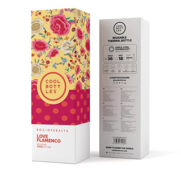 Termoska Cool Bottles XClusive! Love Flamenco třívrstvá 500 ml 4