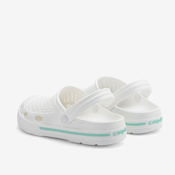 Sandály Coqui Lindo white/ lt. mint
