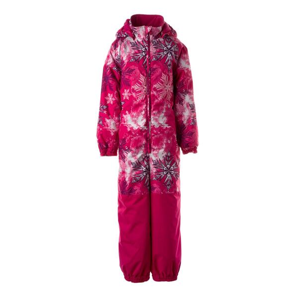 Dětská zimní kombinéza Huppa Wille 1 fuchsia pattern / fuchsia