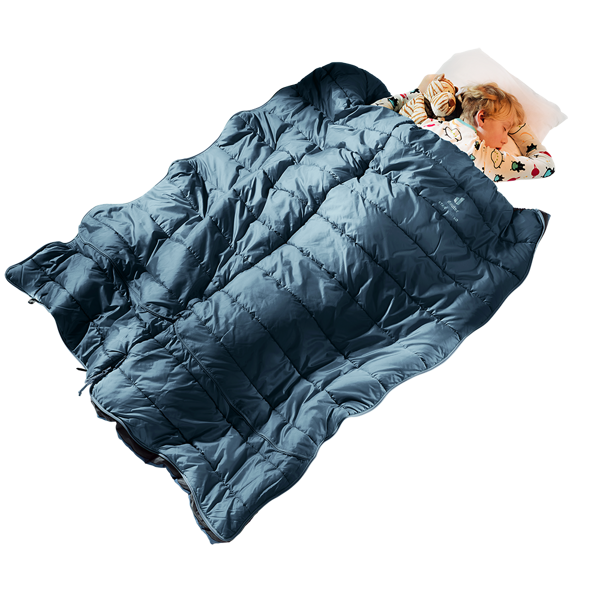 Dětský spací pytel Deuter Starlight SQ marine-slateblue levý 2