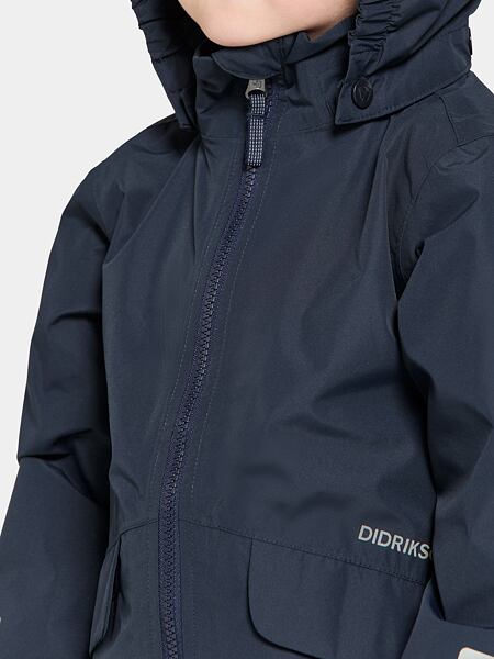 Dětská nepromokavá bunda Didriksons Norma navy - ROSTOUCÍ 7