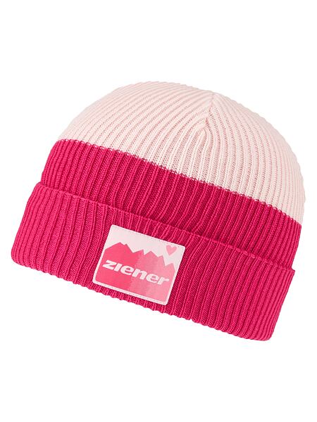 Dětská zimní čepice Ziener Ikadello Jr - shell pink
