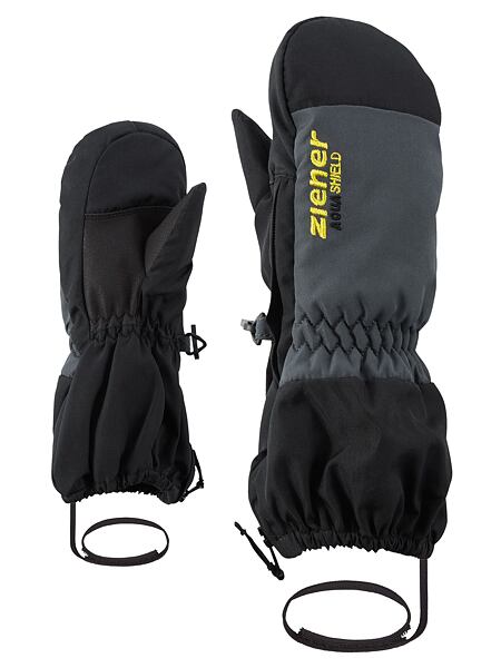Dětské rukavice Ziener Levi AS® Minis black - palčáky