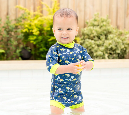 Dětské neoprénové UV body s krátkým rukávem Splash About Turtle Tide