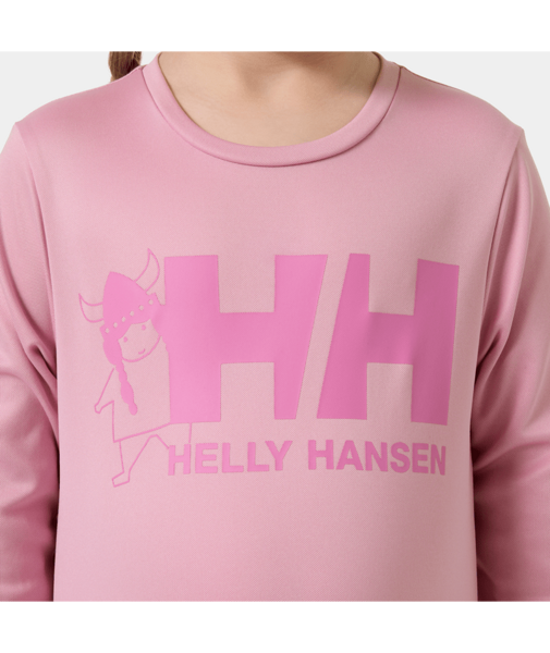 Logo HH na UV růžovém dětském tričku 
