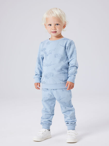 Dětská mikina Name it Varon - dusty blue 3