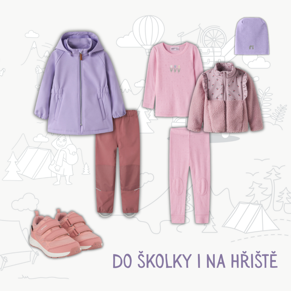 Outfit Name it fialový