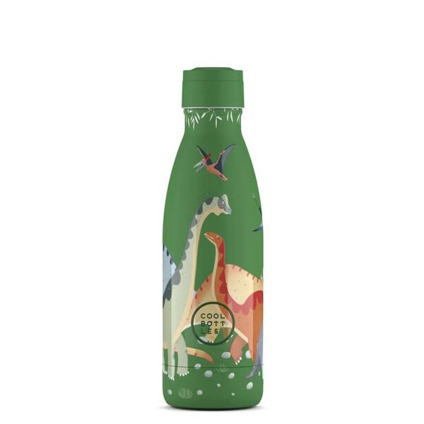 Dětská termoska Cool Bottles Kids 3D Jurassic Era třívrstvá 350 ml 3