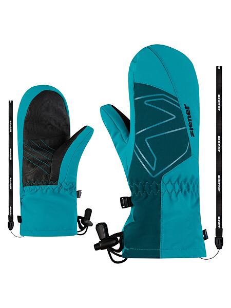 Dětské zimní rukavice Ziener Lavalino AS AW Jr aqua breeze - palčáky