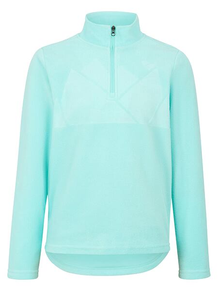 Dětská fleecová mikina Ziener Jonki Jr - radiant lagoon zepředu