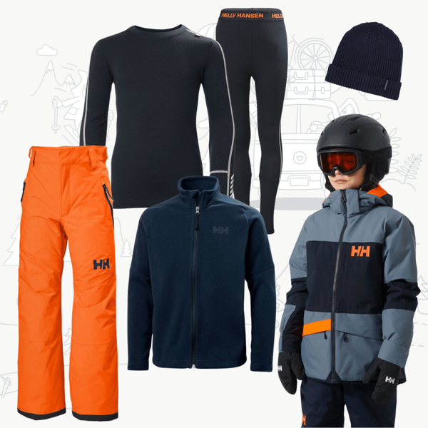 Dětský zimní outfit Helly Hansen pro juniory Summit - navy