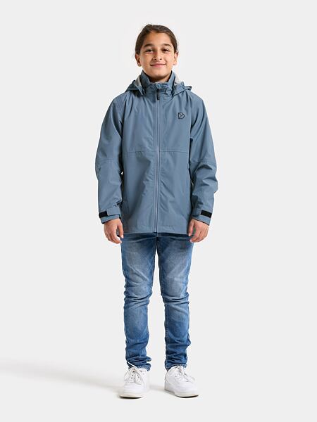 Dětská nepromokavá bunda Didriksons Piko blue fog - ROSTOUCÍ 3
