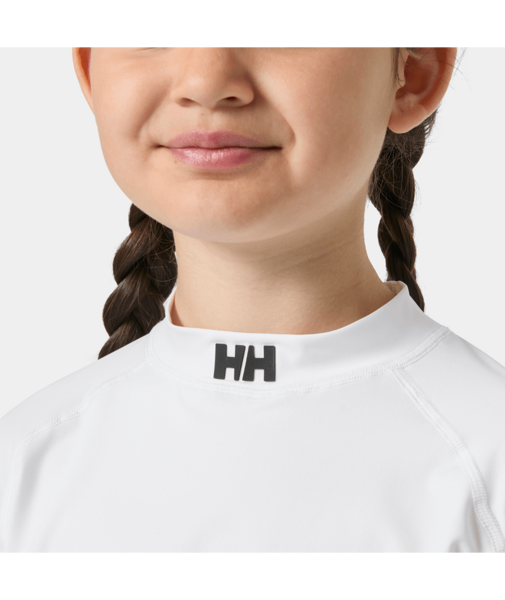 Dětské UV tričko Helly Hansen Jr Waterwear Rashguard - white 4