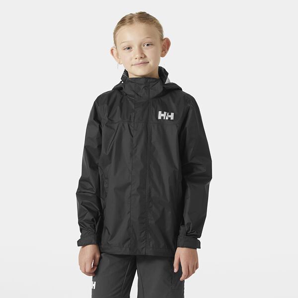 Dětská lehká sbalitelná bunda Helly Hansen Jr Loke černá