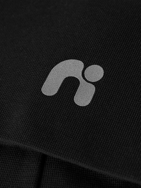 Dětská čepice Name It Moppy beanie s reflexním logem - black