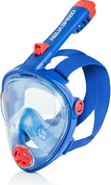 Dětská celoobličejová maska na šnorchlování Aqua Speed Spectra 2.0 kid blue
